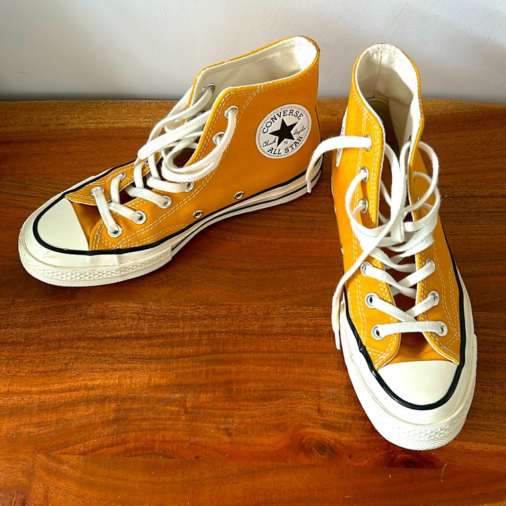 Yellow Converse All-Stars
